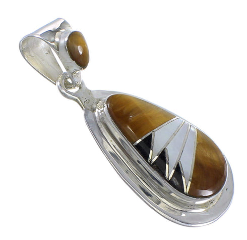 Sterling Silver Multicolor Southwest Pendant YX70737